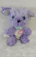 Scruff a Luvs Purple Kitty Cat Stuffed Animal Collar Tag Big Eyes Moose 2017
