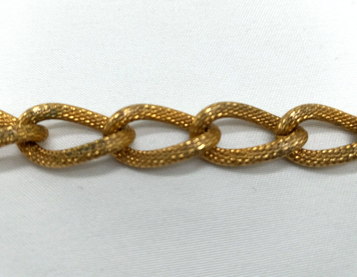 Vintage Napier Gold and Silver Tone Chain Link  Tassel Belt Napier Gold Plated Textured Chain Link Belt, Tassel Belt. - Etsy main image 2