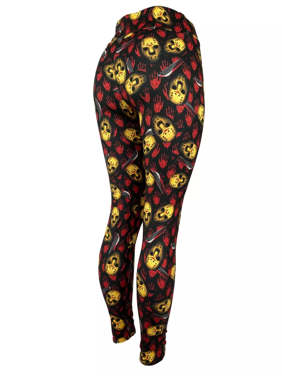 Jason Voorhees Horror Movie King Soft Leggings Multiple Sizes with POCKETS  too!!