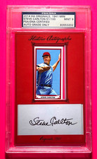 STEVE CARLTON 2014 HISTORIC AUTOGRAPHS CUT SIGNATURE AUTO PSA/DNA HOF PHILLIES