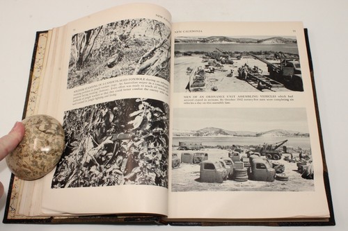 THE WAR AGAINST JAPAN Pictorial Record, HC ©1952 G.P.O. Quarter Leather GOOD - Picture 14 of 22