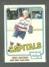  1981-82 O-Pee-Chee #347 Mike Gartner NM-MT (ref 63994)