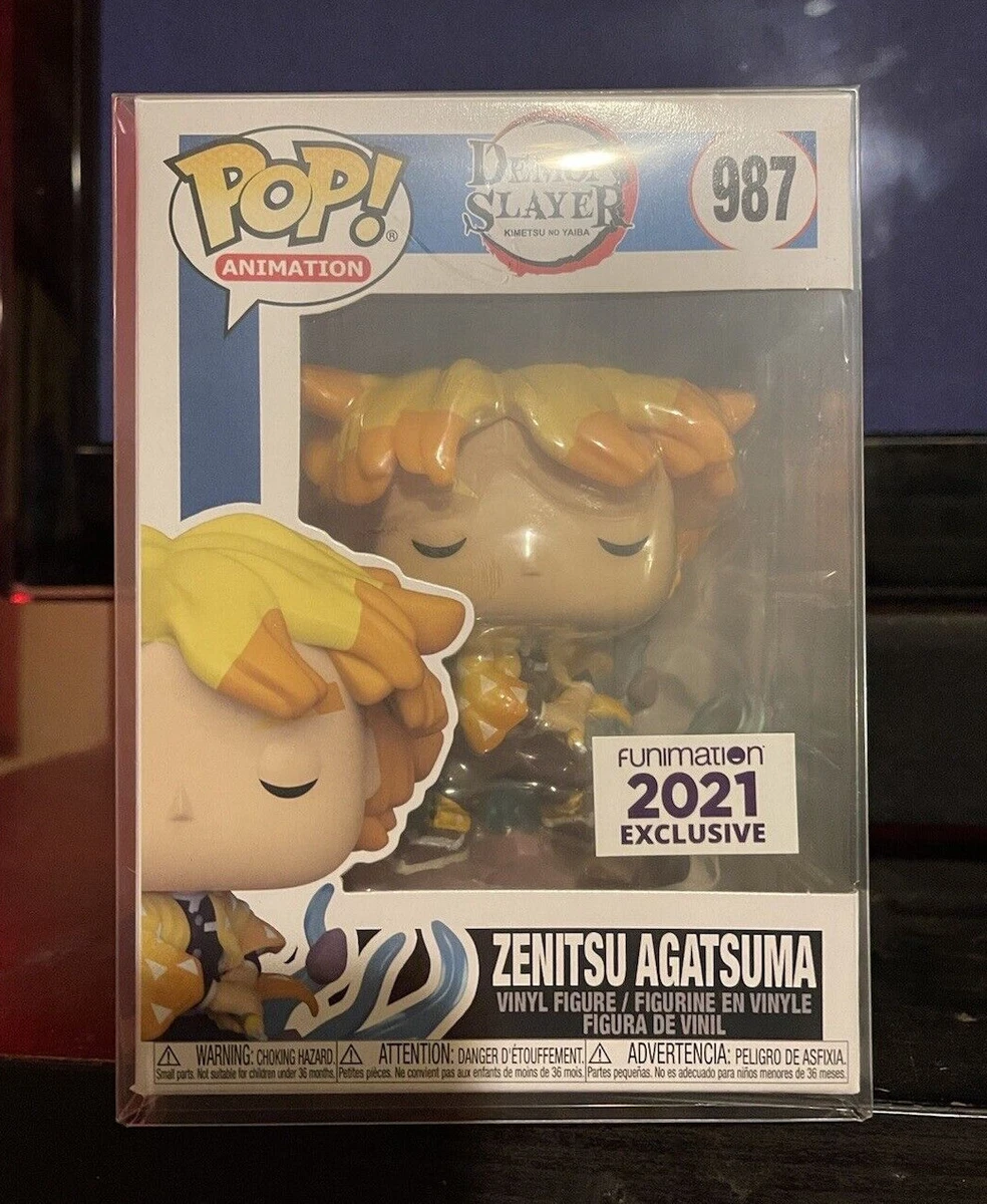 PRÉ-VENDA] Funko Pop Desenho/animação - Demon Slayer - Zenitsu 1 Forma 987  (Funimation)