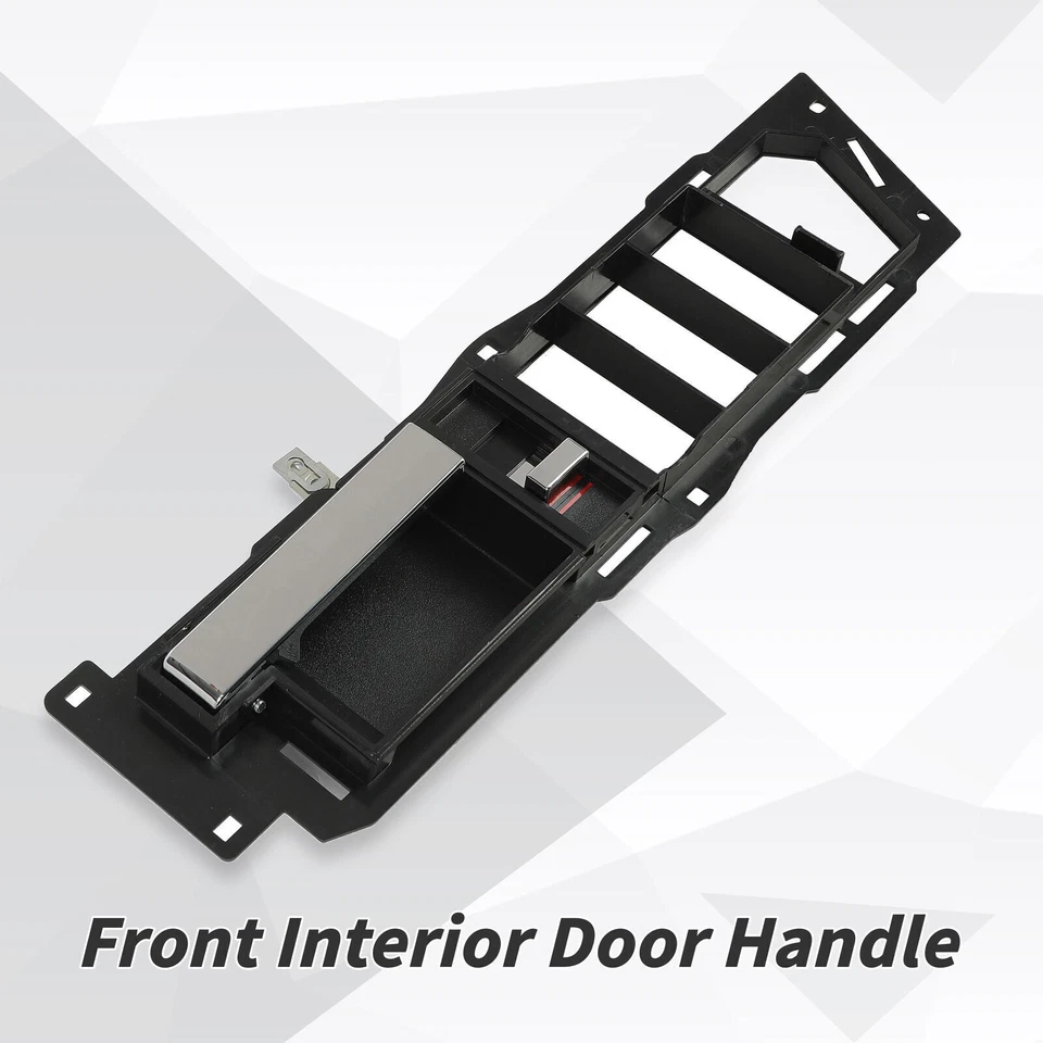 Pair Interior Door Handle For 88-89 94 Chevy GMC C/K1500 Suburban Chrome Lever - Image 2 of 4