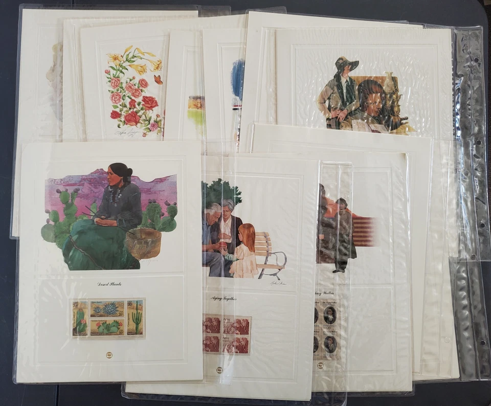 US Litho Panel Collection w/ MNH Stamp Blocks of 4 #1783-2409; 164 Panels! - Image 4 of 4