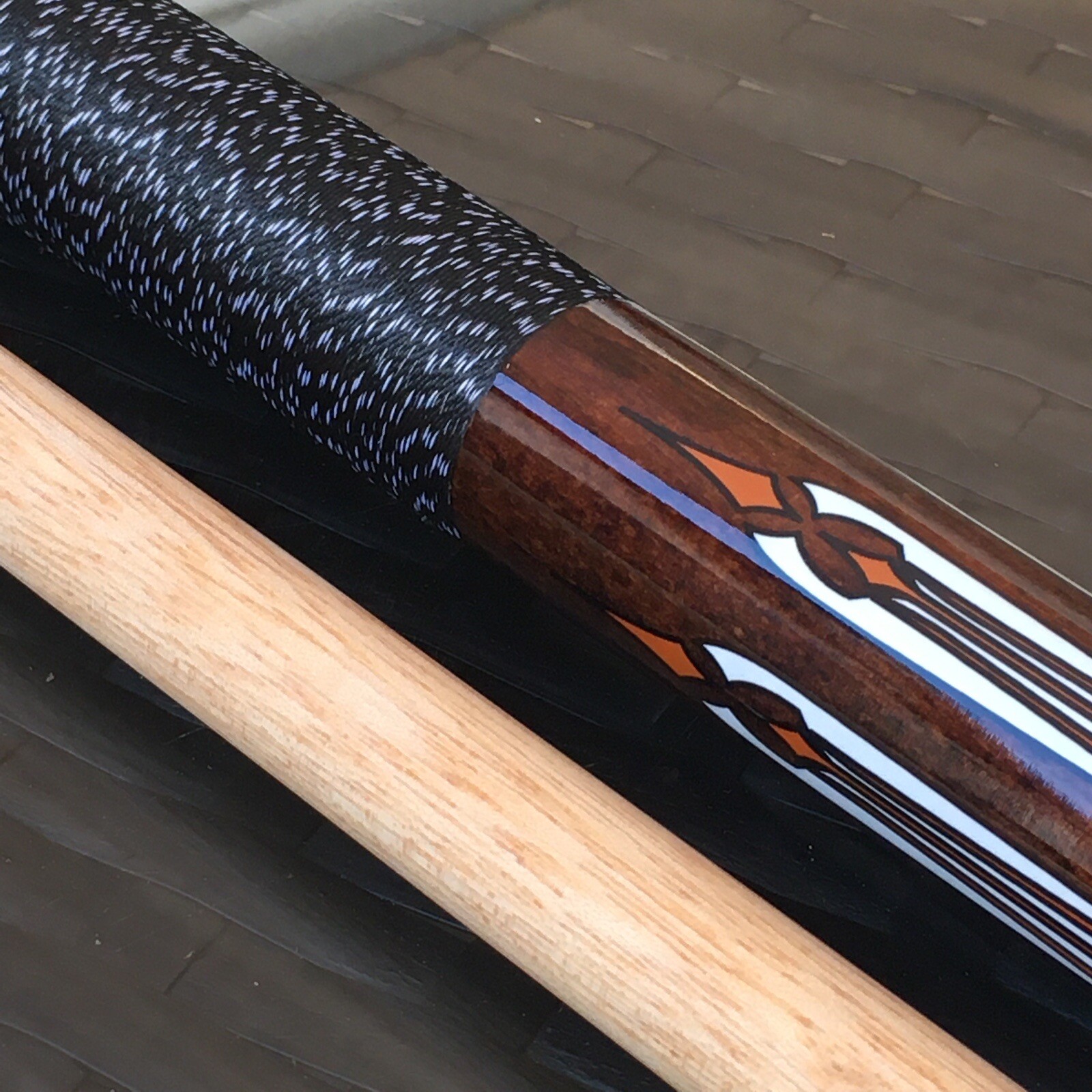 Poolqueue Pool Billard Queue Cue Kö 19 oz 2 Teilig 8 Ball BRAUN Holz