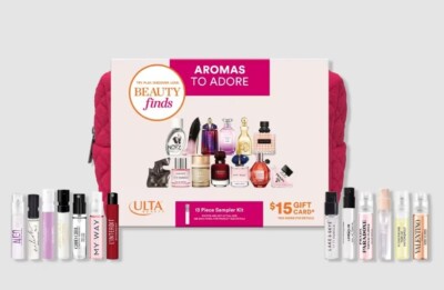 Ulta Beauty Aromas To Adore 13 Piece Sampler Kit Gift Set Brand New! #J0-3