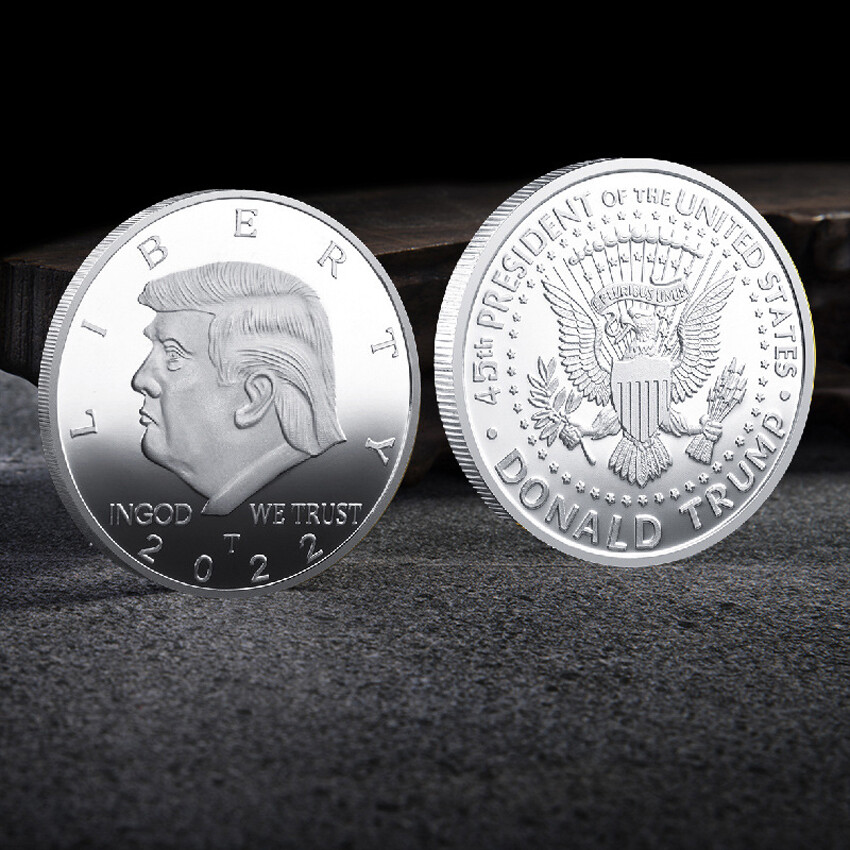 EAGLE 2022 President Donald Trump Coin US LIBERTY Challenge 10 PCS Commemorative