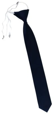 XXL TigerTie Security Sicherheits Krawatte blau dunkelblau marine einfarbig Uni - Bild 1 von 4