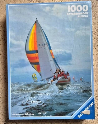 Ravensburger Puzzle 1000 Teile SEGELBOOT aus 1985 OVP NEU noch in Folie - Bild 1 von 2