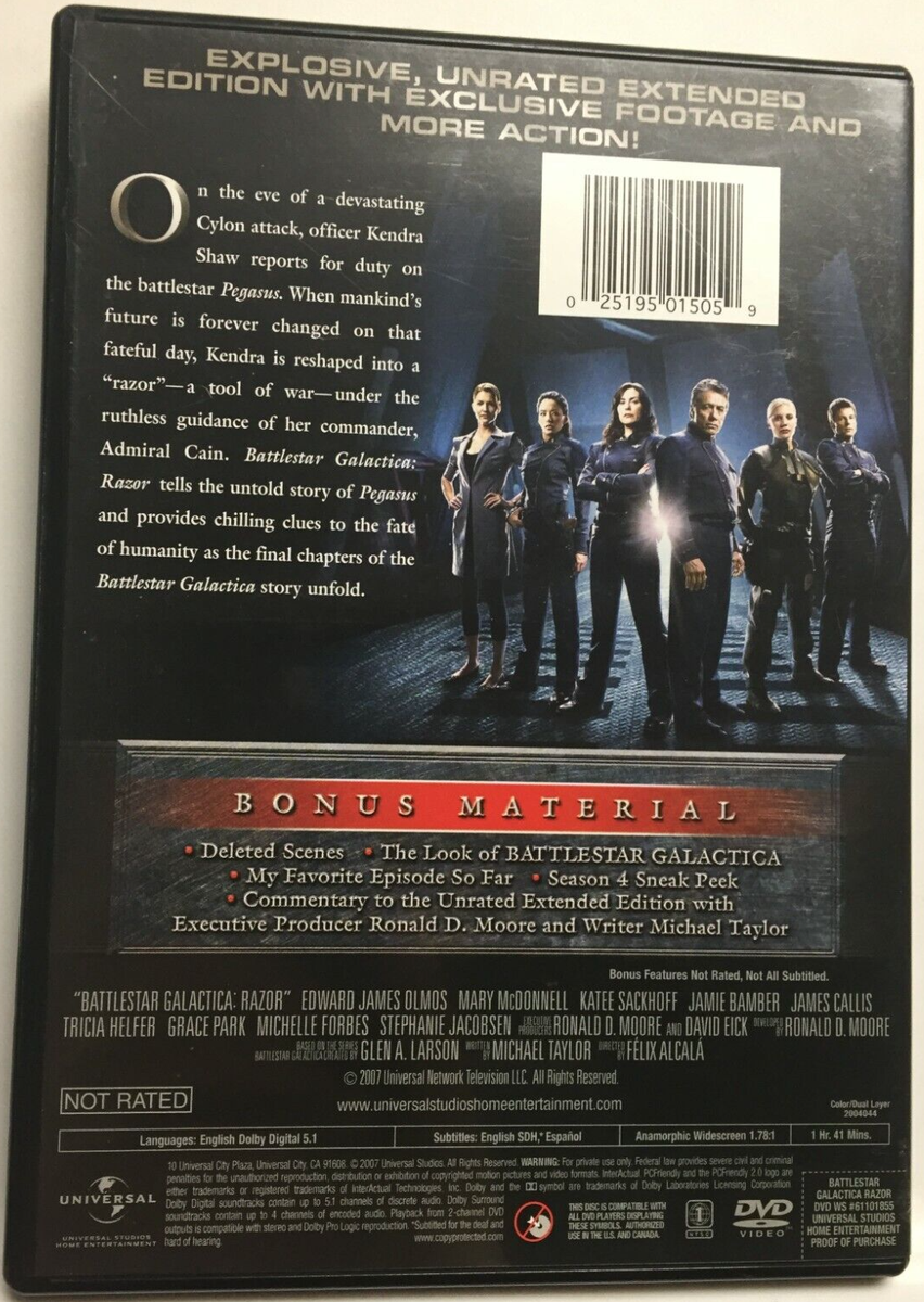 Battlestar Galactica: Razor [2007] (DVD,2007,Unrated,Extended
