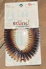 2pk Scunci Effortless Beauty Stretch Hair Comb, 6 Count