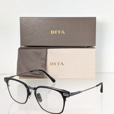 New Authentic Dita Eyeglasses UNION DRX-2068-B Black Silver 52mm Frame