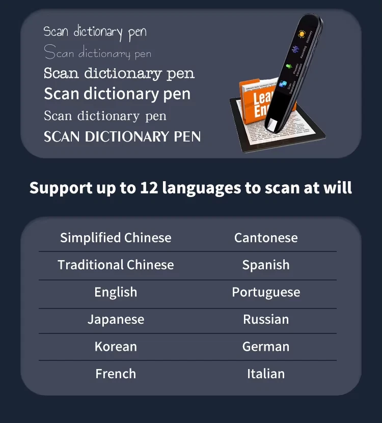Smart Scanning Pen Text Reading Pen 112 Language Translator NUEVO 2025 - Image 3 of 4