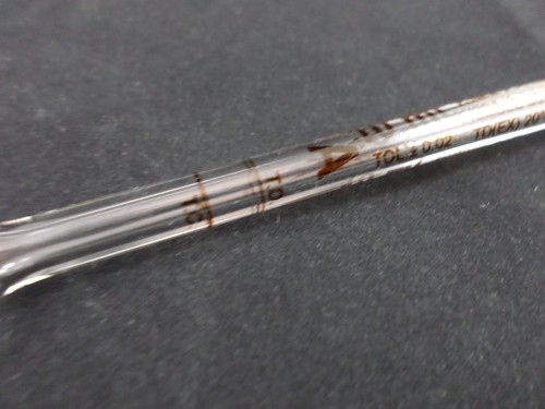 Kimble KIMAX-51 Glass Bulb Reusable TD/TC 10mL Volumetric Pipette Pipet 37007-10 - Picture 3 of 7