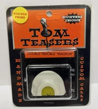 Tom Teasers Custom Calls Double Trouble Magnum Diaphragm Mouth Call Made In USA