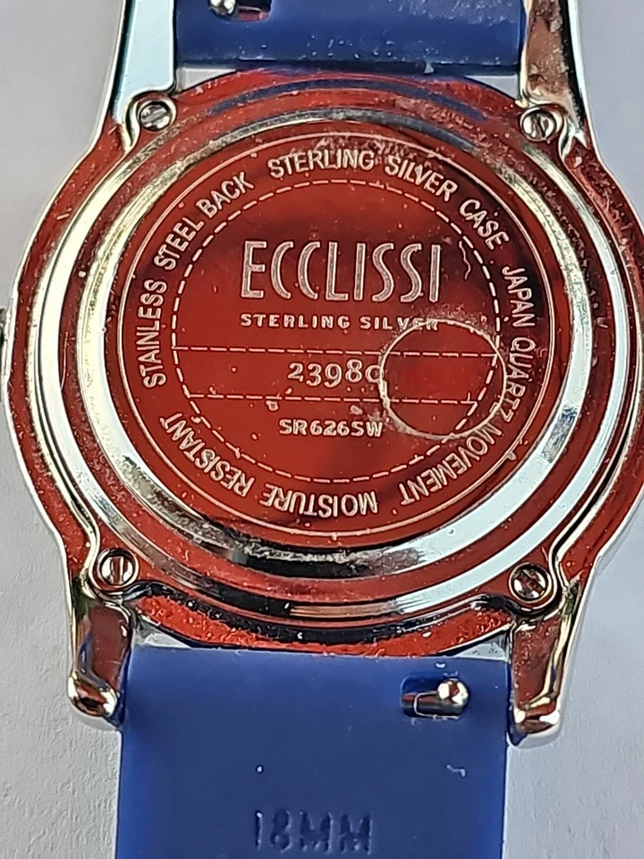 Женские кварцевые часы ECCLISSI из чистого серебра - Изображение 3 из 4