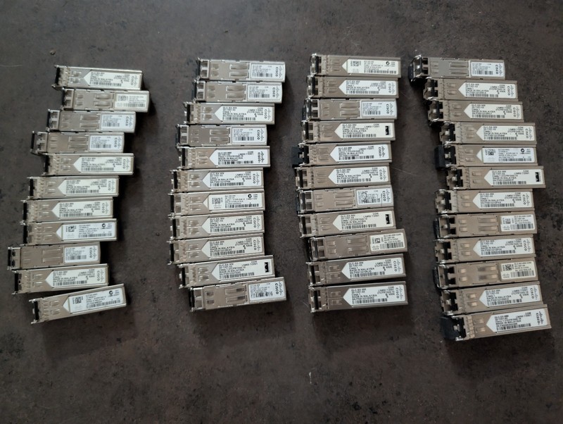 Lot Of 45 Cisco GLC-SX-MM 1GB Multimode SFPs 850nm