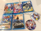 wii u games lot, Mario And Sonic, Super Smash Brothers, Just Dance, Bayonetta