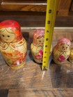 Vintage Russian Nesting Dolls Set Of 9 Hand Painted Signed Marked- READ — photo 2