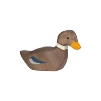 Holztiger Ente Aus Holz - Schwimmend