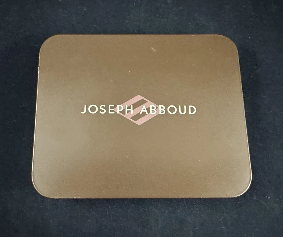 Cartera negra súper delgada Joseph Abboud con lata Foto 3 de 4