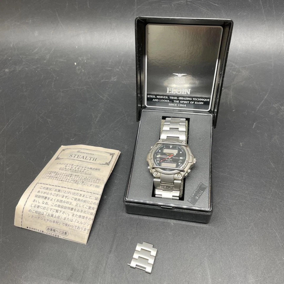 Reloj Hombre ELGIN Stealth FK-970E Analógico Digital Cuarzo Diseño Elegante Foto 3 de 4