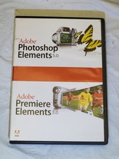 Adobe Photoshop Elements 5.0 Premiere Elements 3.0 Software Bundle PC