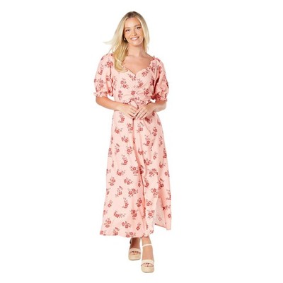 Dorothy Perkins - Midikleid für Damen Puffärmel (DP6011)