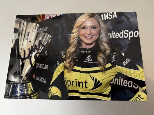 KIM COON Signed 4x6 Photo MISS SPRINT CUP AUTOGRAPH Auto