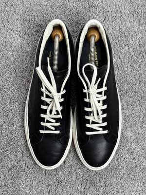 Common Projects Achilles Low Black White Sneakers 2390 43 US 10 Made In Italy