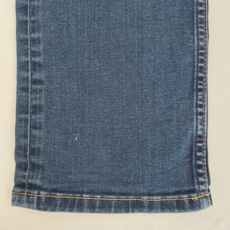 PEPE JEANS 12 W30 L27 BLUE WOMENS VENUS LOW WAIST STRAIGHT DENIM - Image 4 of 4