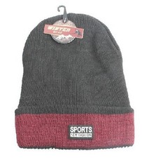 3 Pack Assorted Beanie Hats Fleece Lined Unisex Winter Warm Bulk Lot One Size