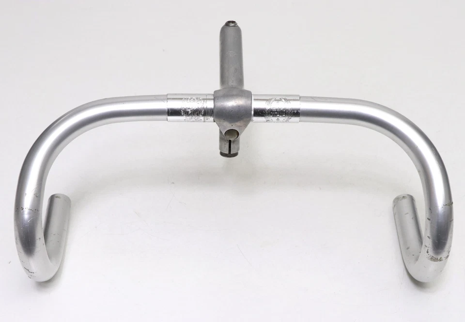 Cinelli 1A quill stem 110mm with Giro D'Italia Old logo handlebar 39cm - Immagine 2 di 4