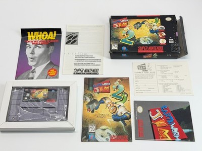Earthworm Jim 2 (Super Nintendo Snes) Complete Authentic