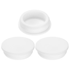3Pcs Silicone Hole Plug, Round Rubber Stoppers for 50mm/1.97" Hole, White