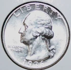1936p Washington silver quarter Bu bright uncirculated
