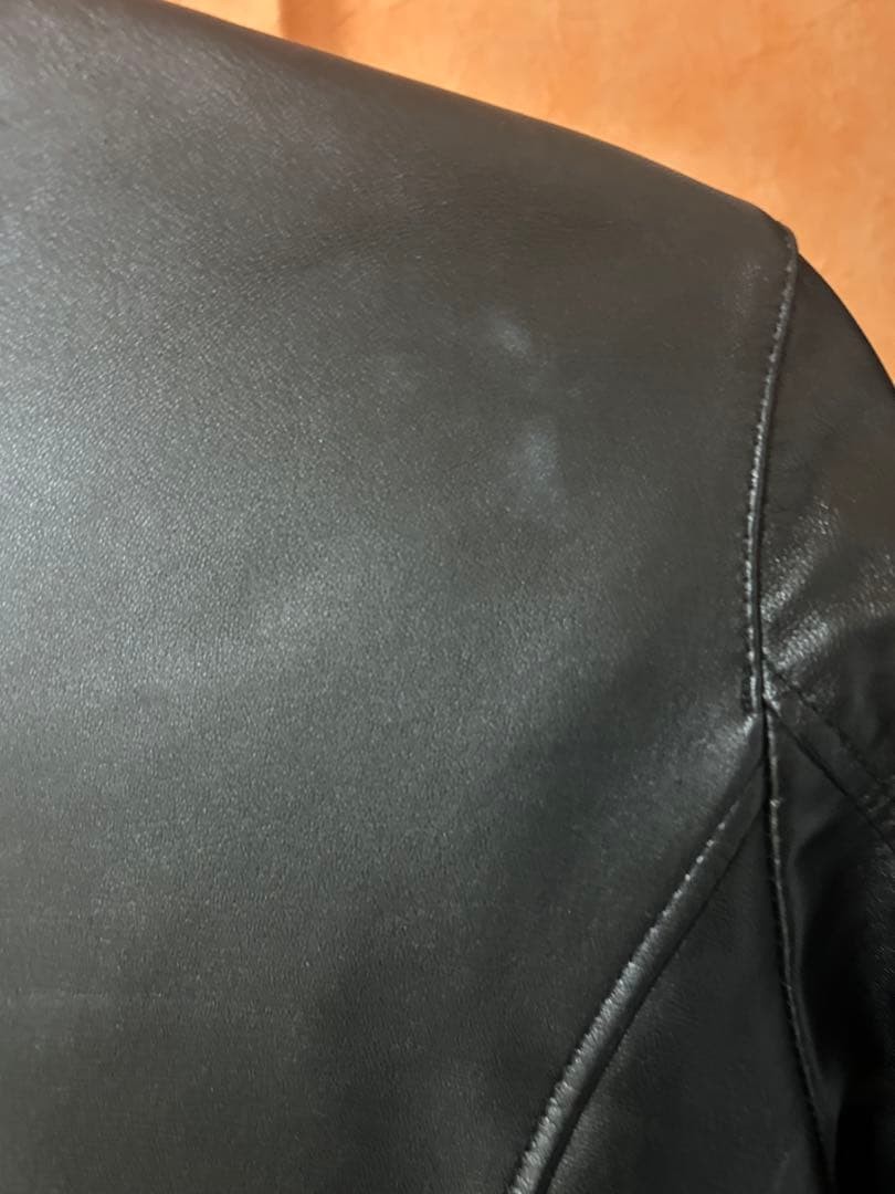 S Size Leather Jacket Studious Riders Slightly Di… - image 3