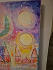 "Churches In The Mist,Religous",20"×24"acrylic painting,Impressionist,M Waldo — photo 10