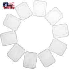 Transparent Standard SD SDHC Memory Card Case Holder Box Storage Boxes Pack of