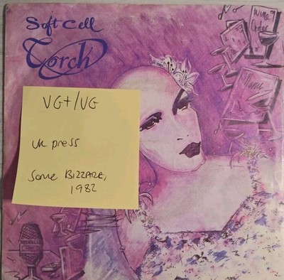 Soft Cell Torch Vinyl Record VG+/VG BZS 9 1982