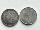 1898-P $1 Morgan Silver Dollar, lot of 2, natural toning