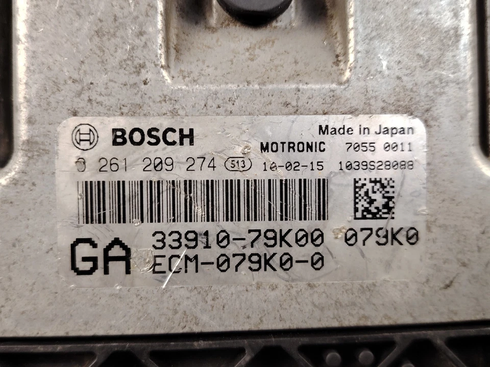 SUZUKI GRAND VITARA 3.2L V6 ENGINE CONTROL MODULE UNIT ECU 0261209274 - Image 3 of 4