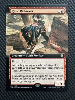 RELIC RETRIEVER Rare Extended Art Secrets of Strixhaven Commander NM MTG