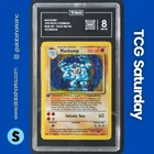 1999 POKEMON BASE SET 1ST EDITION #8/102 MACHAMP HOLO RARE TAG 8