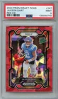2024 Panini Prizm Draft Jaxson Dart RED ICE PRIZM Rookie RC #147 PSA 9 GIANTS