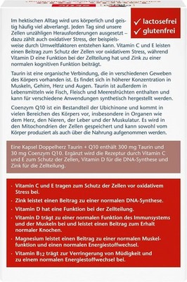 Doppelherz Taurin + Q10 - Zellschutz mit Vitamin C + E 30