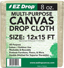 Painter'S Large Canvas Fabric Drop Cloth for Painting 12 Ft. X 15 Ft. 
