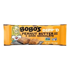 Bobo's Chocolate Dipped Snack Bar Vegan Gluten Free Dairy Free 30 Count