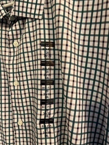 Shaquille O'Neal XLG 4XL Big Tall langärmliges Button-Down Herrenhemd - Bild 2 von 6